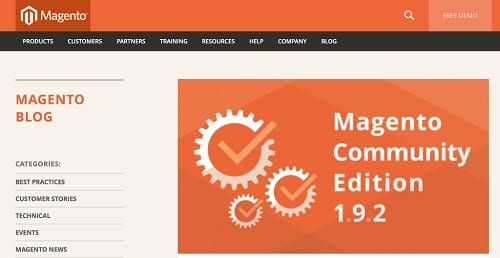 You can now download the latest version of Magento Community Edition from the Magento website.